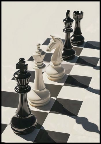 Plakat 68x98cm Szach i Mat na Arena.pl