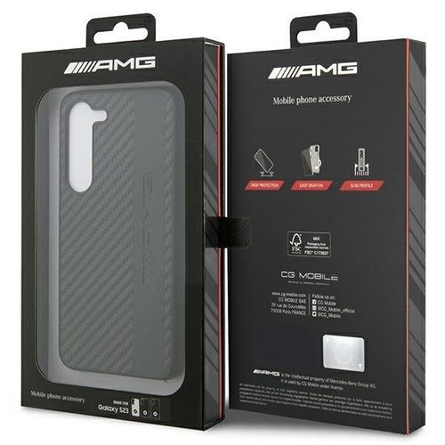 AMG AMHCS23SBLSCA S23 S911 czarny/black hardcase Carbon Stripe&Embossed na Arena.pl