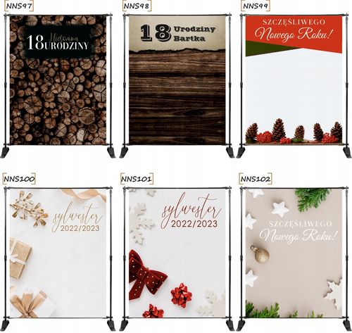 TŁO ścianka FOTO sylwestrowa PERSONALIZOWANE na Arena.pl