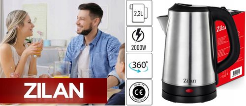 CZAJNIK ELEKTRYCZNY INOX 2000W 2,3L na Arena.pl