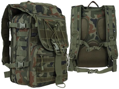 PLECAK WOJSKOWY TAKTYCZNY 45L DOMINATOR MOLLE MORO CAMO PL WOODLAND wz.93 na Arena.pl