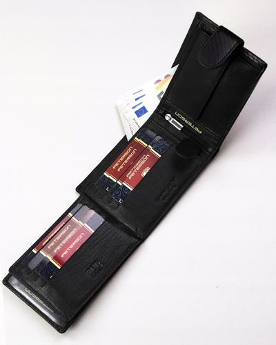 Portfel Peterson skóra naturalna elegancki skórzany z ochroną kart RFID na Arena.pl