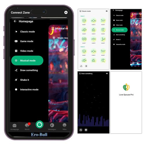 Masażer Silikonowy Motylek Pod Majtki Na Smartfon Aplikację Czarny na Arena.pl