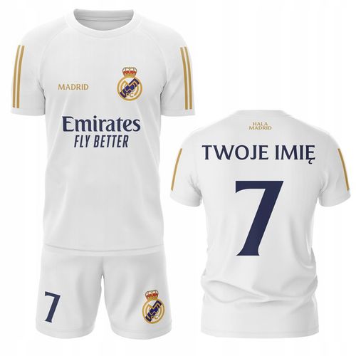 RONALDO strój piłkarski dla dzieci z nadrukiem Strój Madryt na Arena.pl