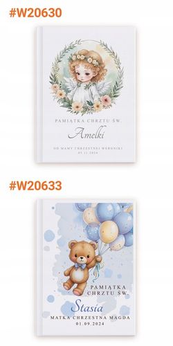 Biblia dla dzieci Prezent Chrzest Pamiątka Chrztu Komunii Nadruk na Okładce na Arena.pl