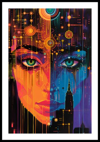 Plakat 40x60cm Cyfrowa Psyche na Arena.pl