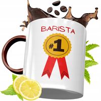 Kubek Bordowy Dla Baristy Na Urodziny Prezent Z Nadrukiem Ze Zdjęciem