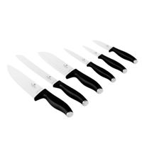 zestaw 6 noży kuchennych berlinger haus bh-2950 matte black
