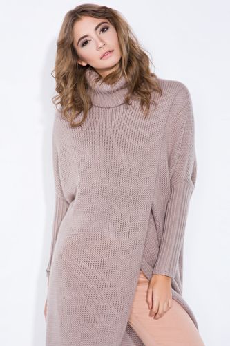 Długi sweter F343 Mocca UNI na Arena.pl