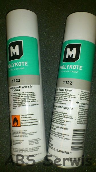 Molykote 1122 smar synt.do lancuchow 400 ml zdjęcie 2
