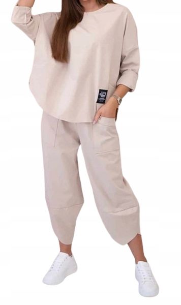 KOMPLET luźny ciemny niebieski zdjęcie 11