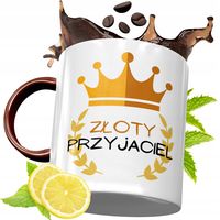 Kubek Bordowy Dla Przyjaciela Na Urodziny Prezent Z Nadrukiem Ze Zdjęciem