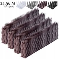 KOLCE NA PTAKI GOŁĘBIE PLASTIKOWE 48szt 25m