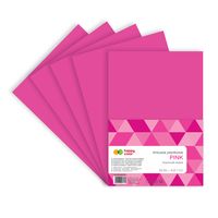 ARKUSZE PIANKOWE A4 5 SZT PINK HAPPY COLOR