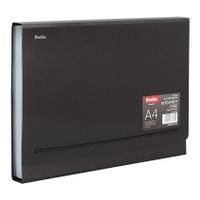 TECZKA A4 NA GUMKĘ 3D PRZESTRZENNA PATIO CZARNA