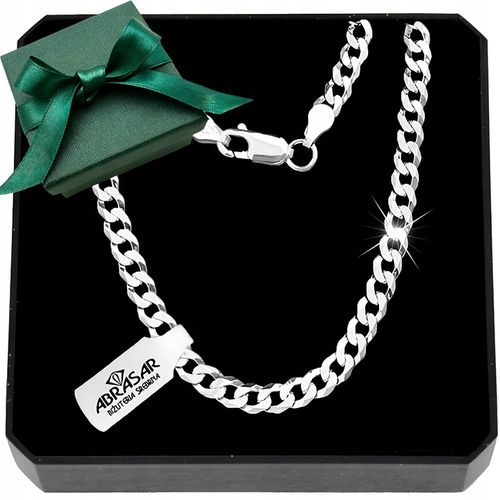 SREBRNY MĘSKI OKAZAŁY ŁAŃCUSZEK PANCERKA 045/55cm DLA NIEGO SREBRO 925 na Arena.pl
