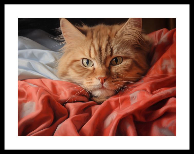 Plakat 40x30cm Mruczący Spokój zdjęcie 3