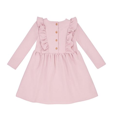 Sukienka z falbanką brudny róż 98 na Arena.pl