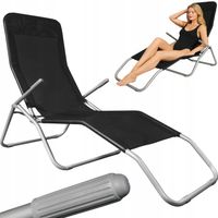 LEŻAK OGRODOWY na ogród LEŻANKA ogrodowa fotel TURYSTYCZNY na plażę MOCNY