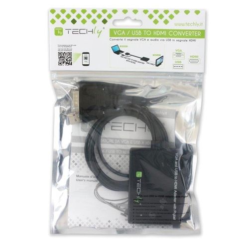 Konwerter Techly 301665 Hdmi - Vga/audio na Arena.pl