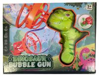 pistolet bańki dino b/o 2 kol 9563