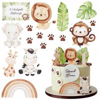 Wydruk Opłatek Tort SAFARI 15 El + GRATIS Tabliczka Napis