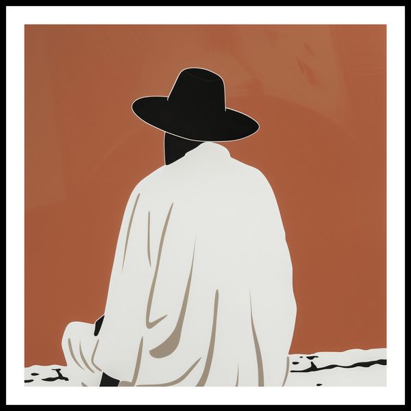 Plakat 60x60cm Rozmyślania w Oddali zdjęcie 3