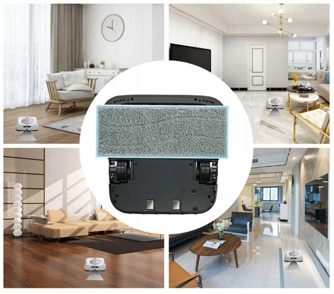 6x NAKŁADKA NA MOKRO ŚCIERECZKA DO ROBOT MOPUJĄCY MOP IROBOT BRAAVA JET M6 zdjęcie 7