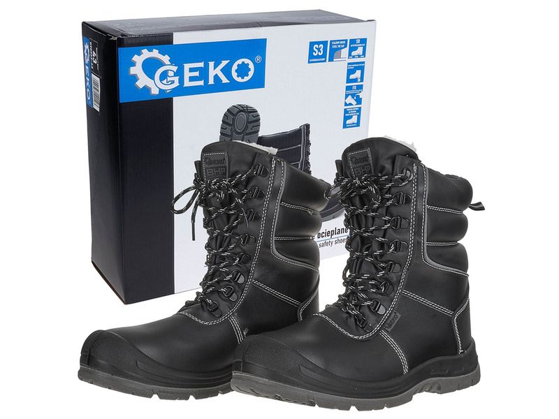 BUTY ROBOCZE OCHRONNE OCIEPLANE SKÓRZANE S-3 E FO SRC G90562 ROZMIAR 40 zdjęcie 2