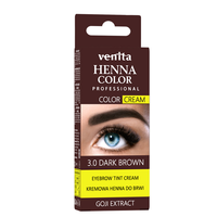 VENITA Color Kremowa Henna do brwi 3.0 Dark Brown