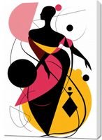 Obraz 70x100cm Sylwetka Gracji