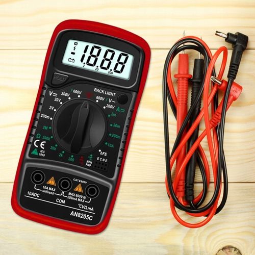 MIERNIK MULTIMETR CYFROWY PRĄDU NAPIĘCIA LCD TESTER UNIWERSALNY AC DC 10A na Arena.pl