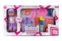 Lalka Bobas Edu&Fun z akcesoriami do kapieli 28 c