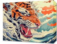 Obraz 50x40cm Tygrys Na Fali