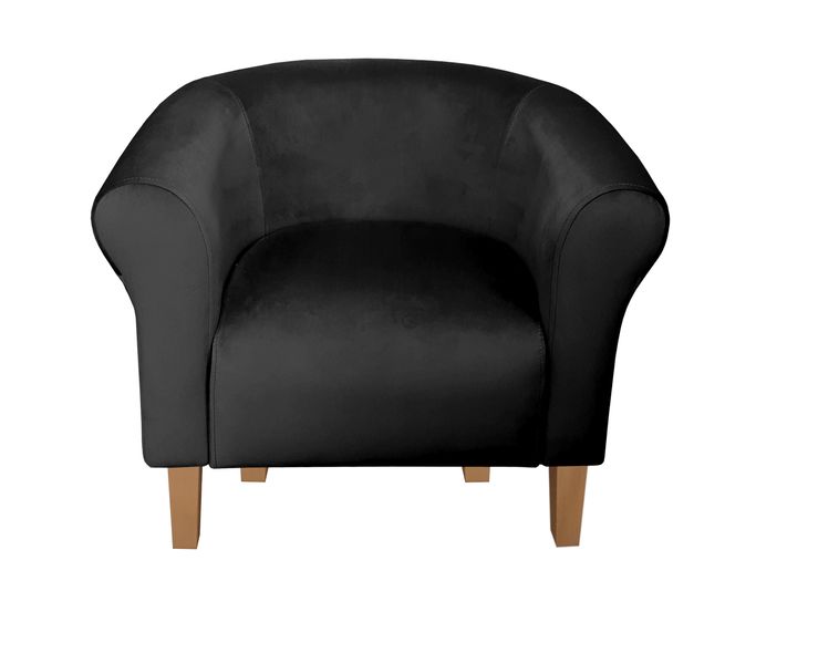 Fotel Milo nogi buk czarny MG19 zdjęcie 2