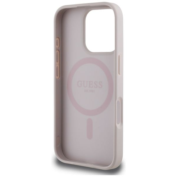 Etui Guess do iPhone 16 Pro, Różowy, MagSafe zdjęcie 7