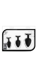 LUXE BLING PLUGS TRAINING KIT WHITE GEMS