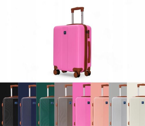 WALIZKA KABINOWA PODRÓŻNA BAGAŻ NA KÓŁKACH ABS TORBA NEW S na Arena.pl