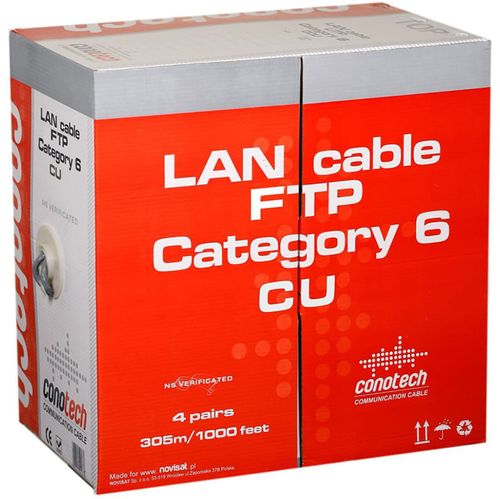 Kabel sieciowy Conotech FTP LAN kat. 6 na metry na Arena.pl