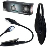 rb90 lampka z klipsem led do czytania książki elastyczna na monitor baterie