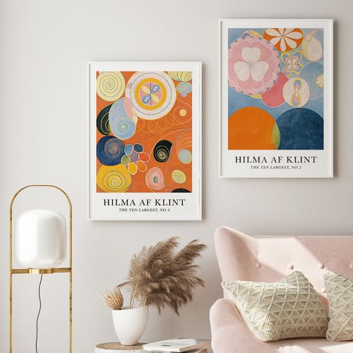 Zestaw dwóch plakatów hilma af klint 70x100 cm na Arena.pl