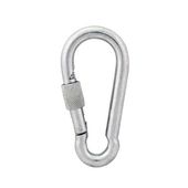 karabińczyk do lin z zabezpieczeniem din 5299d 7*70mm - ks-70 zk