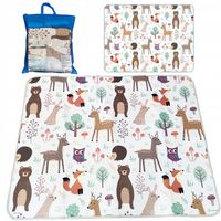 DUŻA MATA PIANKOWA TERMICZNA ANTYPOŚLIZGOWA DYWAN NICEKIDS 802 + TORBA