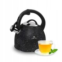 CZAJNIK TRADYCYJNY STALOWY GRUBE DNO GWIZDEK GERLACH GRANITEX 2,8L CZARNY