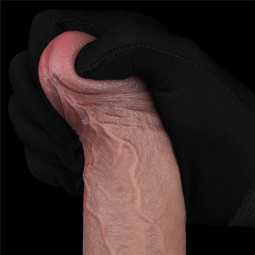 11" REAL SOFTEE Rechargeable Silicone Vibrating Dildo (H) na Arena.pl