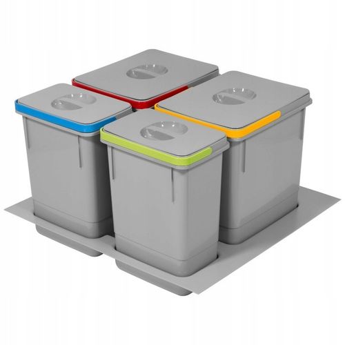 Kosz na śmieci pod zlew Amix RUBIO segregator do szuflady szafki 60cm na Arena.pl