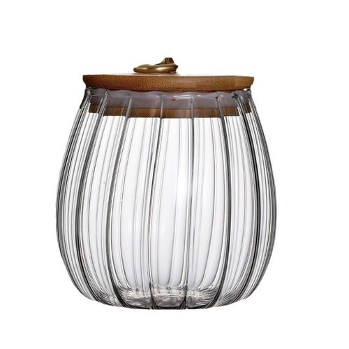 cukiernica,pojemnik z falowanymi ściankami ryflowana 700 ml 1szt szk71 na Arena.pl