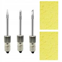 3 × Grot do lutownicy akumulatorowej Do Parkside PLKA 4A2 , 2 x gąbka