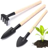 Narzędzia ogrodowe mini zestaw akcesorii do ogrodu grabie łopatka szpadel