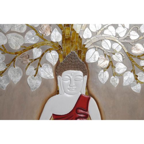 Dekoracja ścienna DKD Home Decor Beżowy Złoty 70 x 4 x 100 cm na Arena.pl